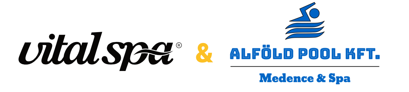 VitalSpa & alfoldpool logo logo
